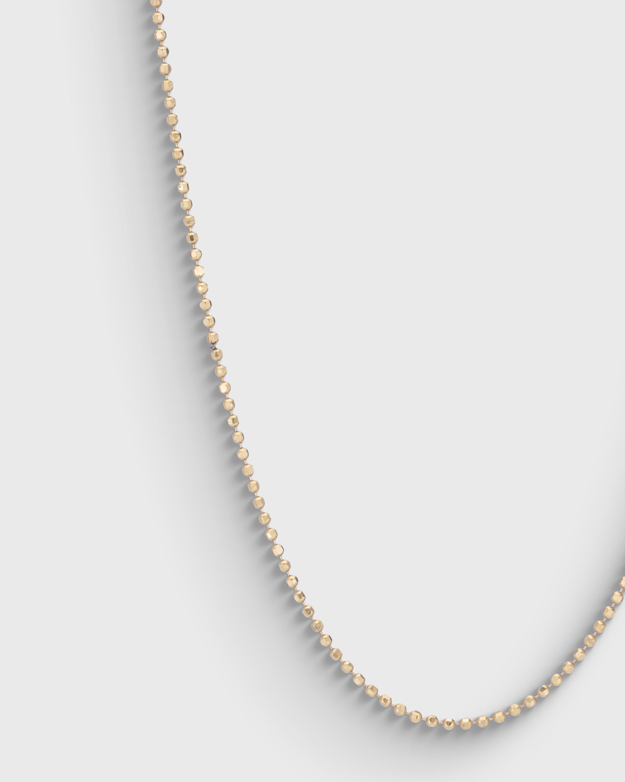 Ball Chain Necklace - Gold
