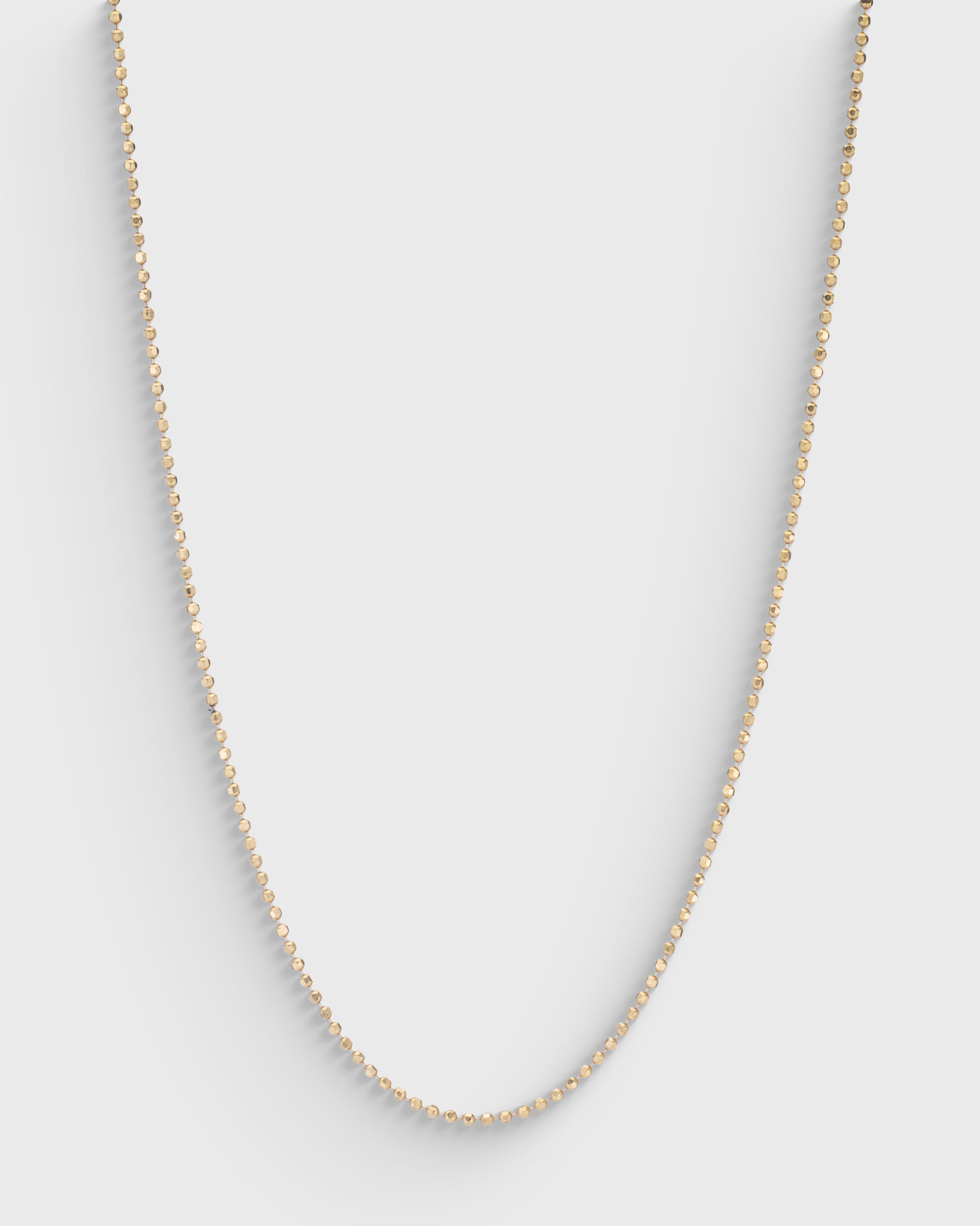Ball Chain Necklace - Gold