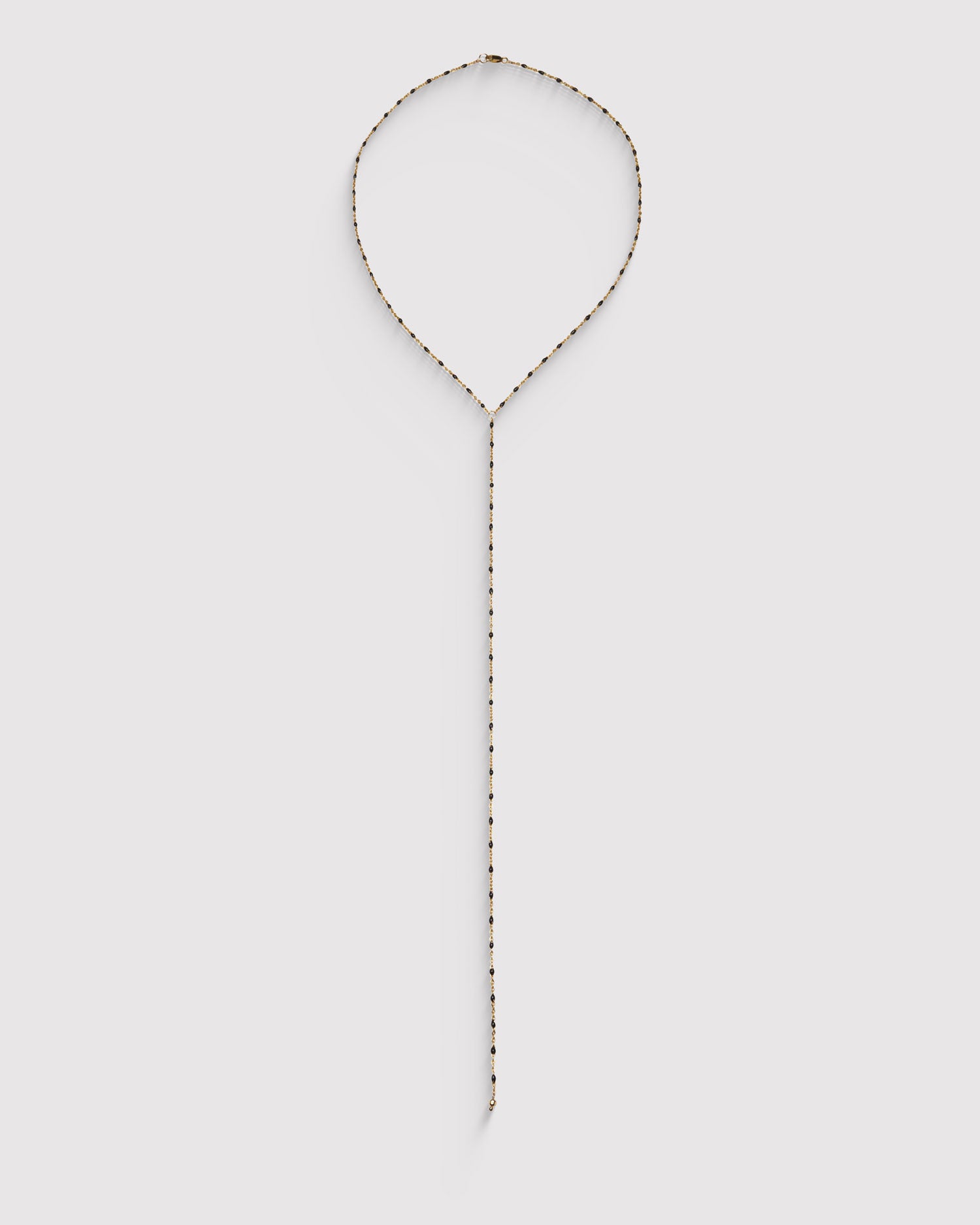 Black Enamel Lariat MARA & CAROL
