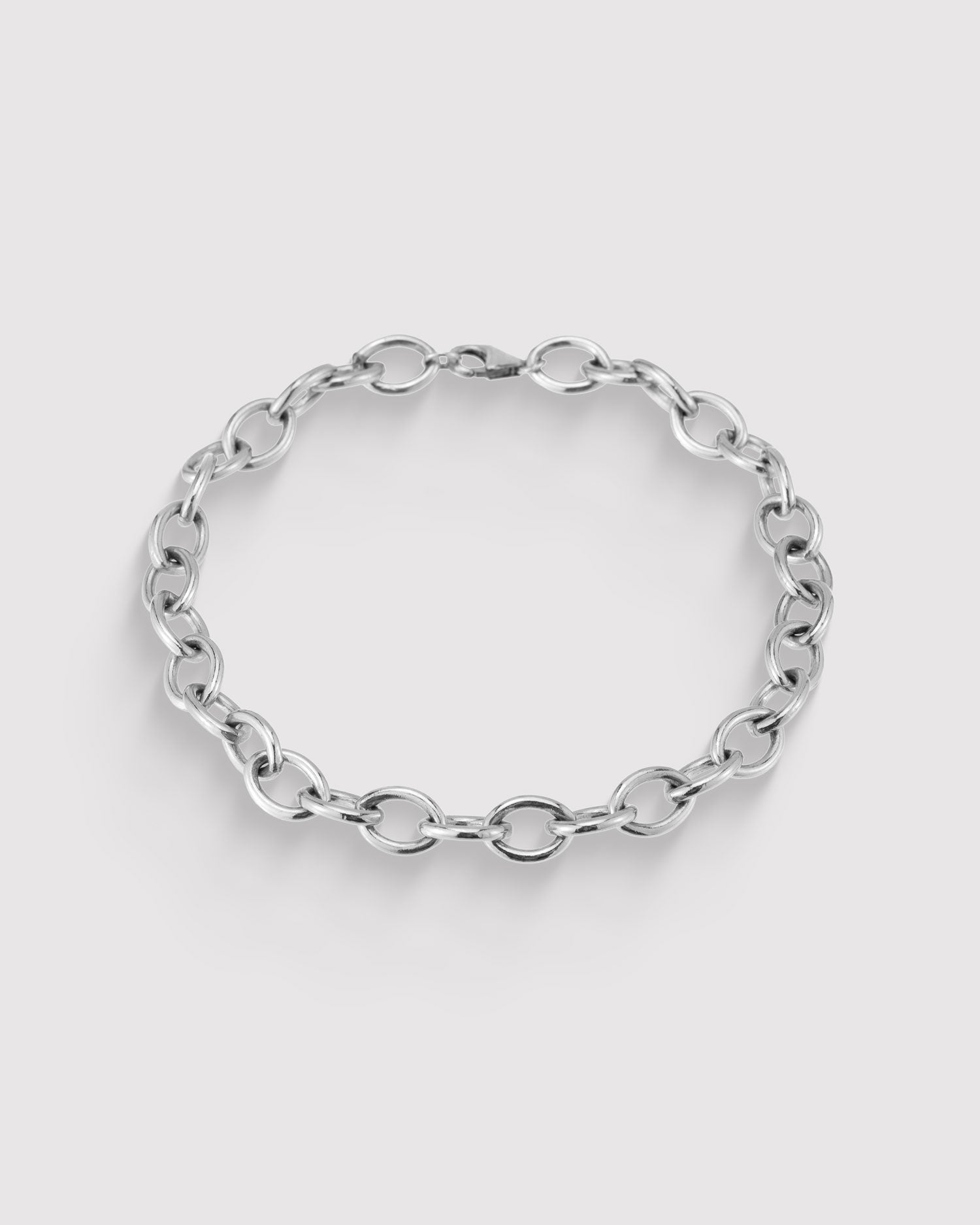 Chunky Chain Anklet - Sterling Silver
