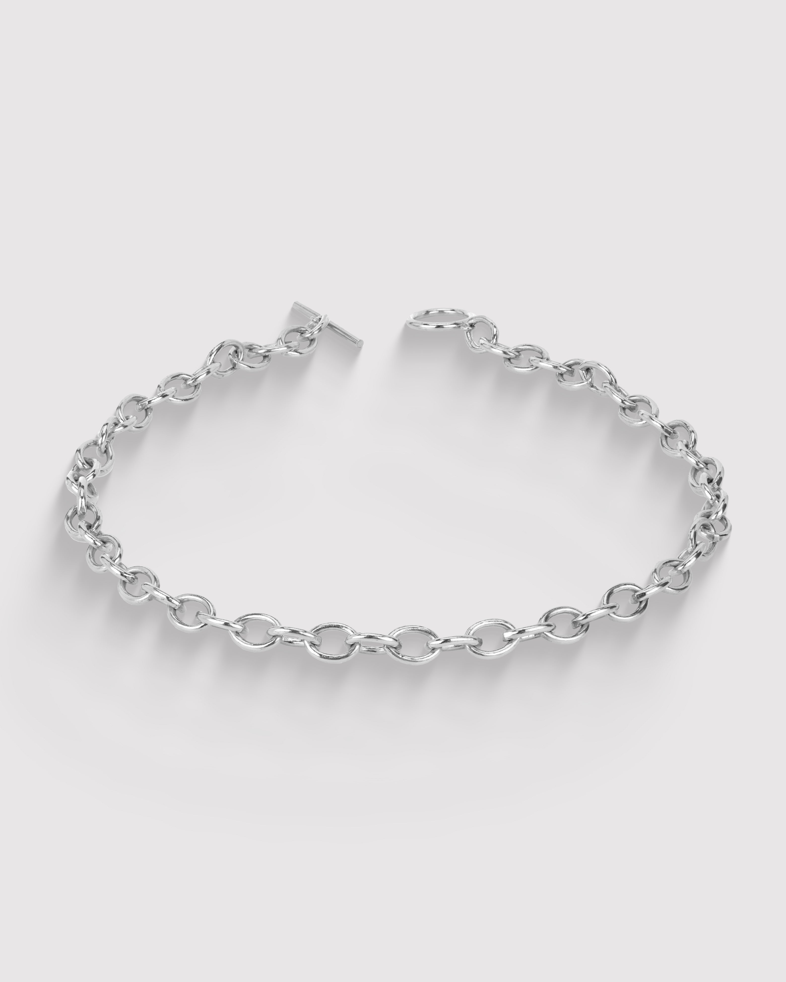 Chunky Chain Choker - Sterling Silver
