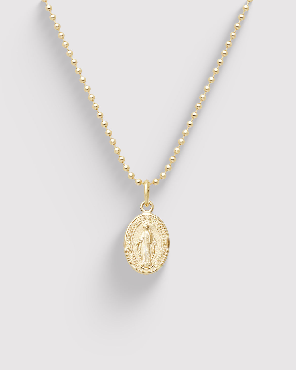 Miraculous Medal - Oval Pendant