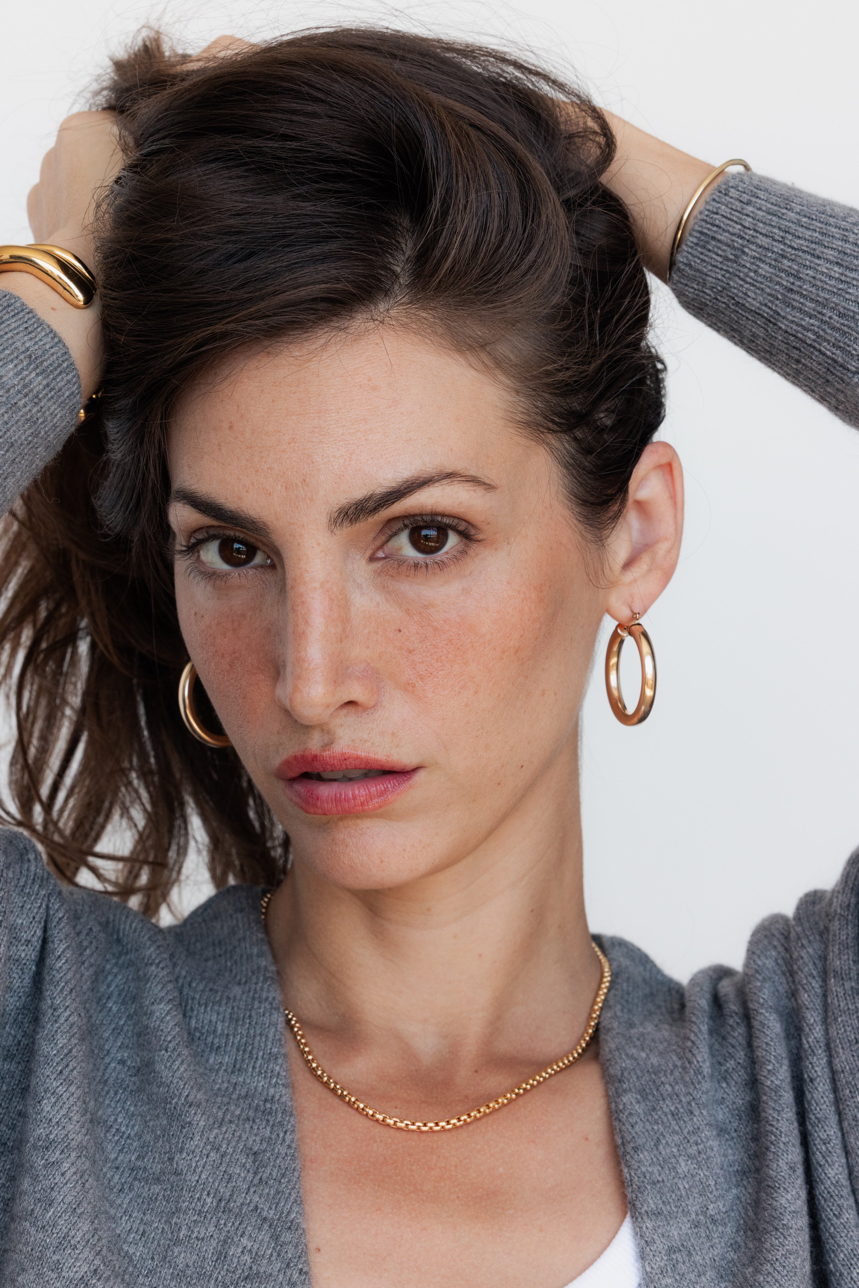 Box Chain Choker - 14K Gold Filled
