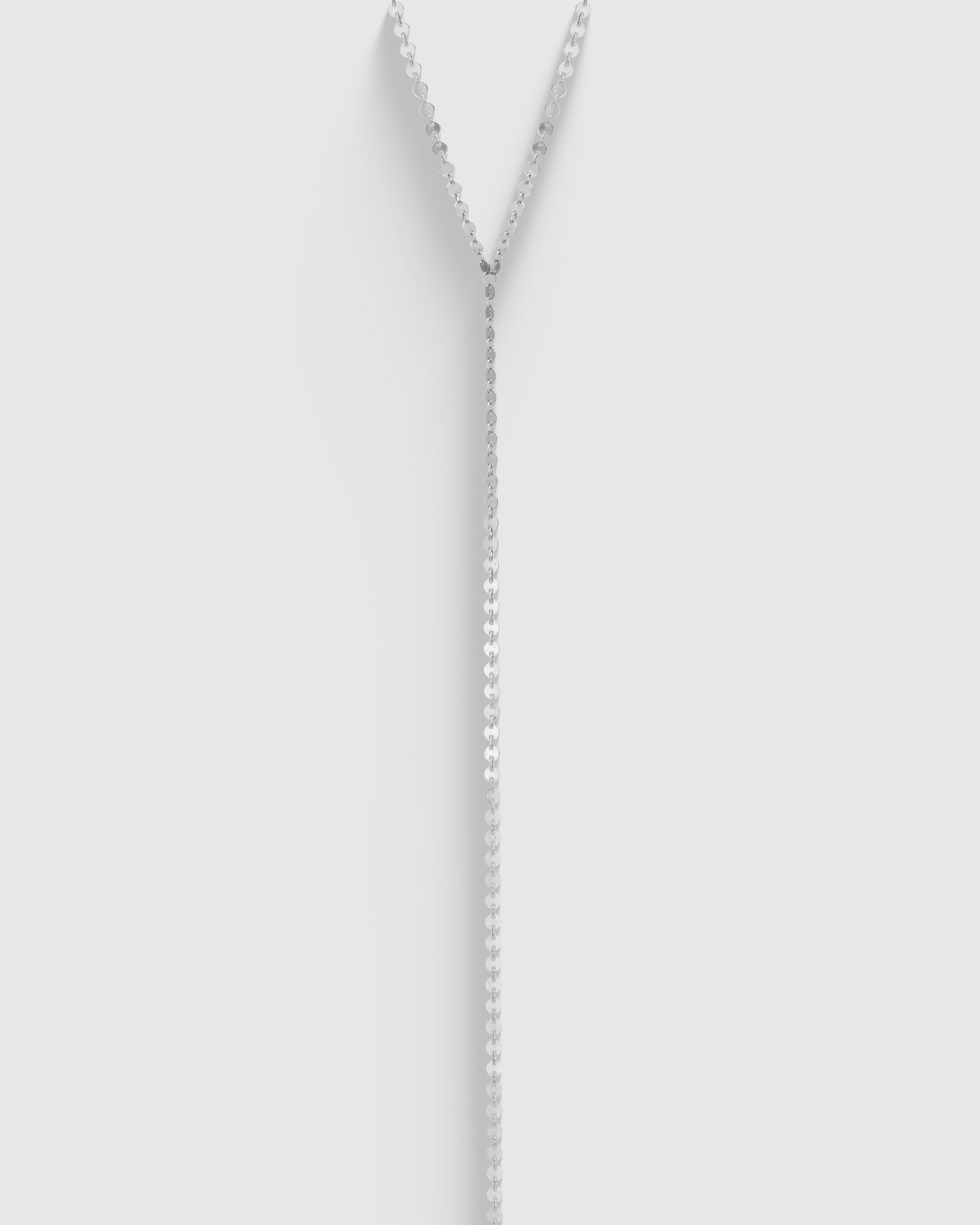 Dew Disc Chain Necklace - Sterling Silver