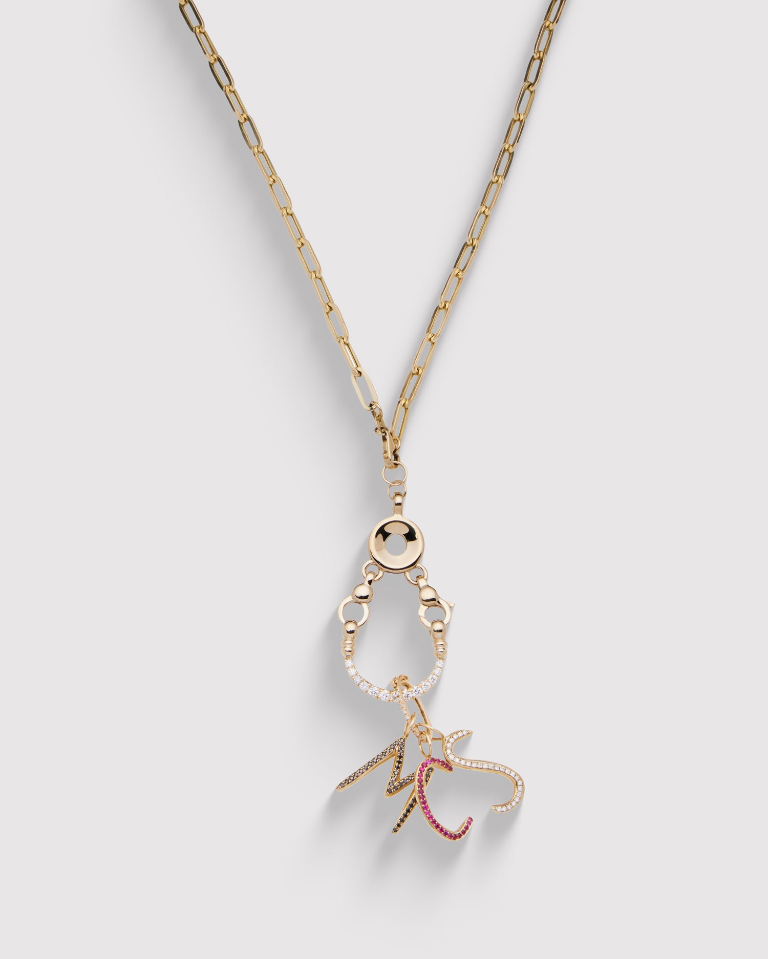 Diamond Horseshoe Locket