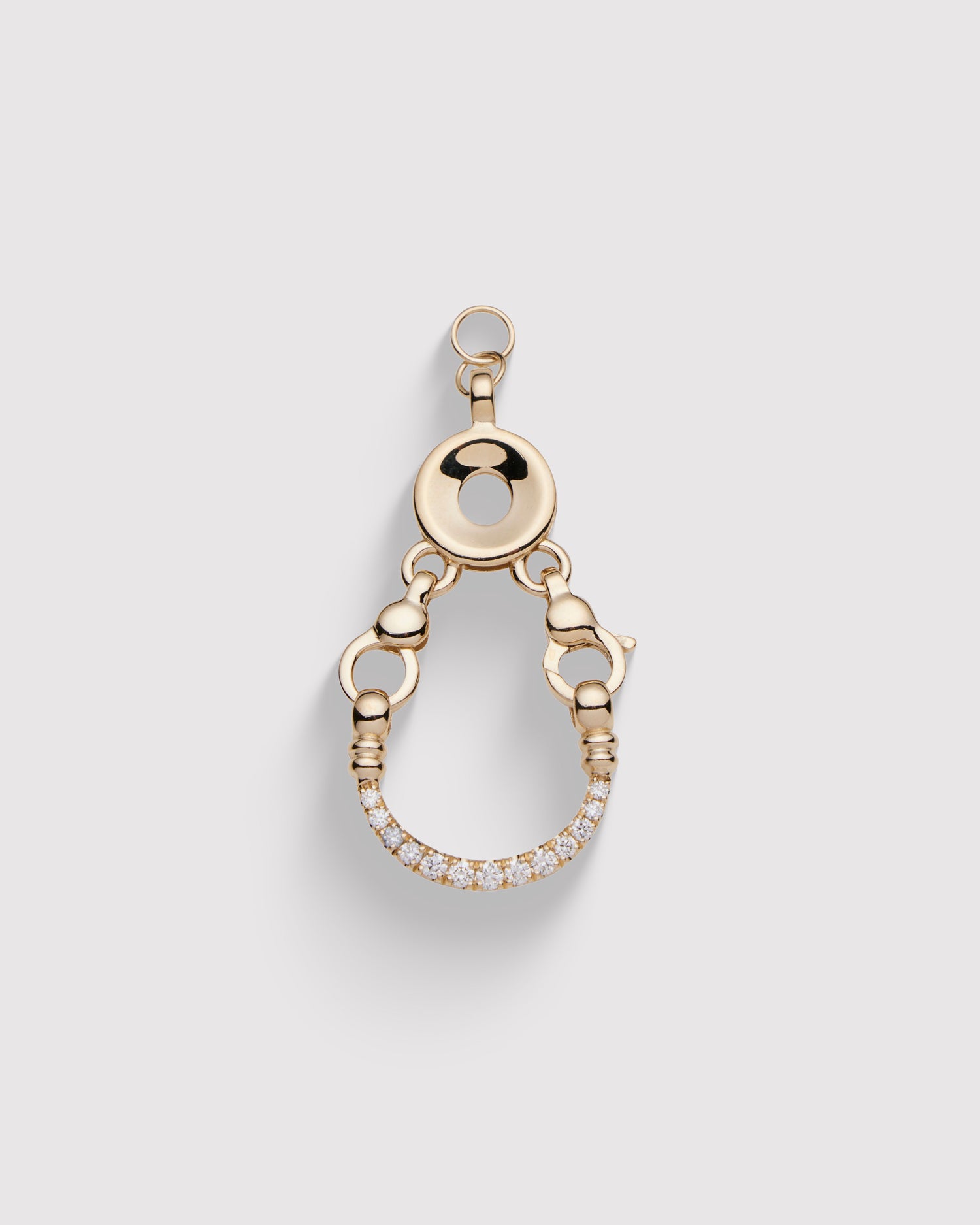 Diamond Horseshoe Locket