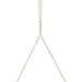 Sky Blue Enamel Body Chain - 14K Gold Filled