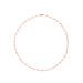 Bright Pink Enamel Choker - 14K Gold Filled