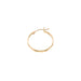 Hammered Flat Hoop - 14K Gold Filled