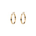 Hammered Flat Hoop - 14K Gold Filled