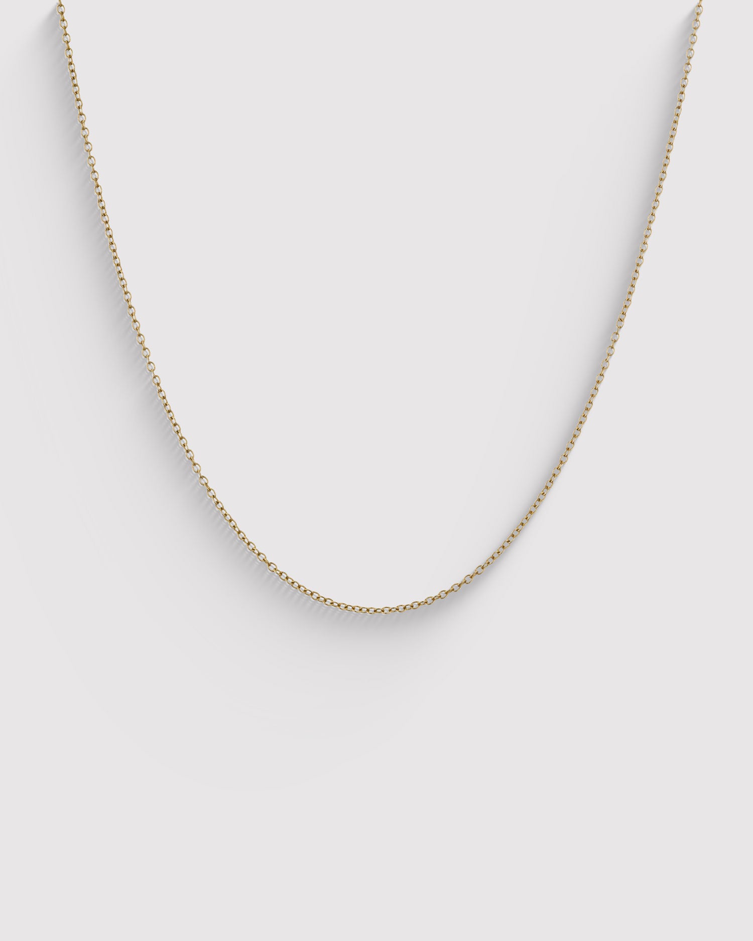 Fine Link Chain Necklace - Gold