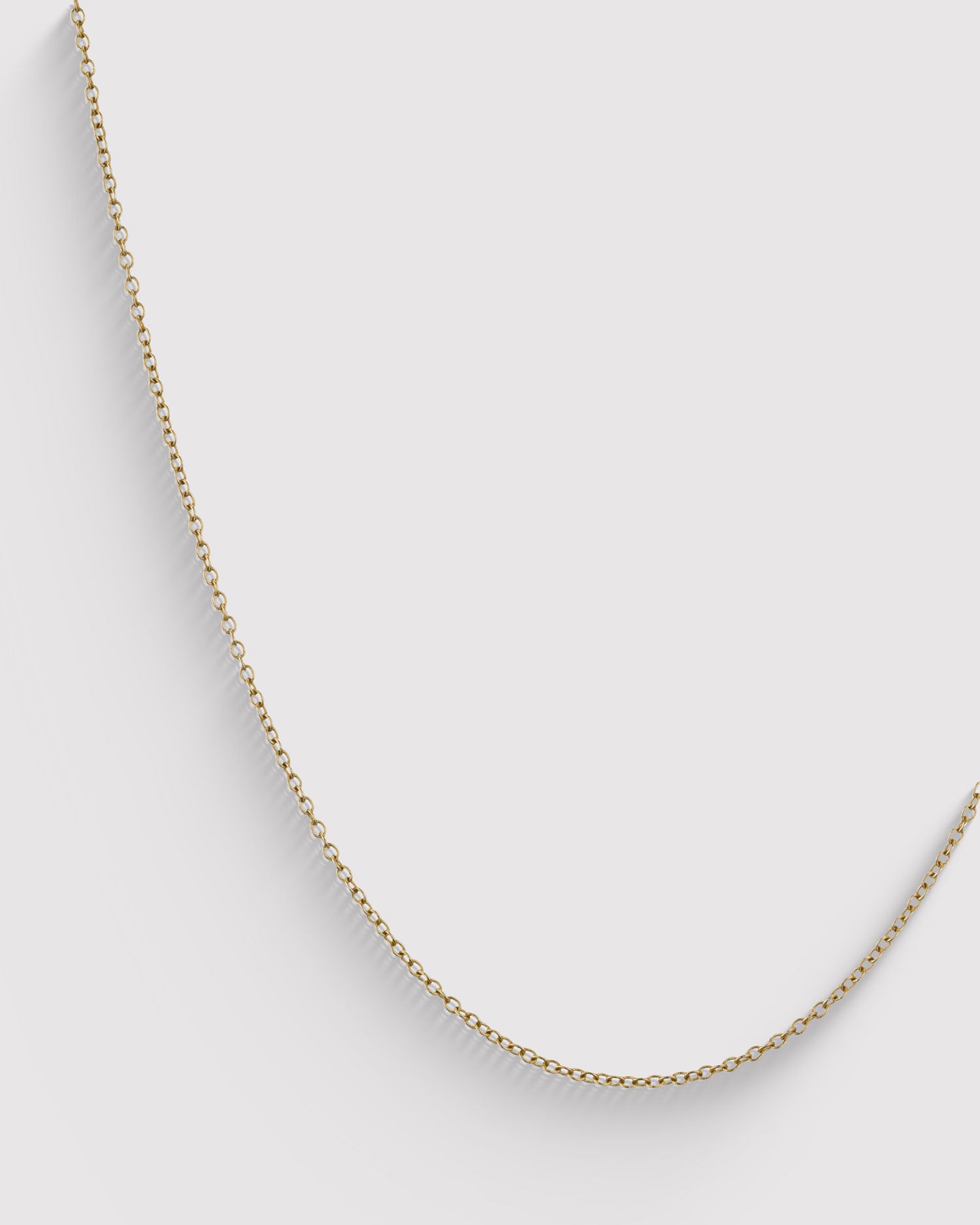Fine Link Chain Necklace - Gold