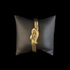 Raw Love Knot Cuff - 14K Gold Plated