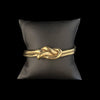 Raw Love Knot Cuff - 14K Gold Plated