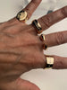 Diamond Raw Cuff Ring - Gold