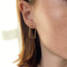 Square Flat Hoop - 14K Gold Filled