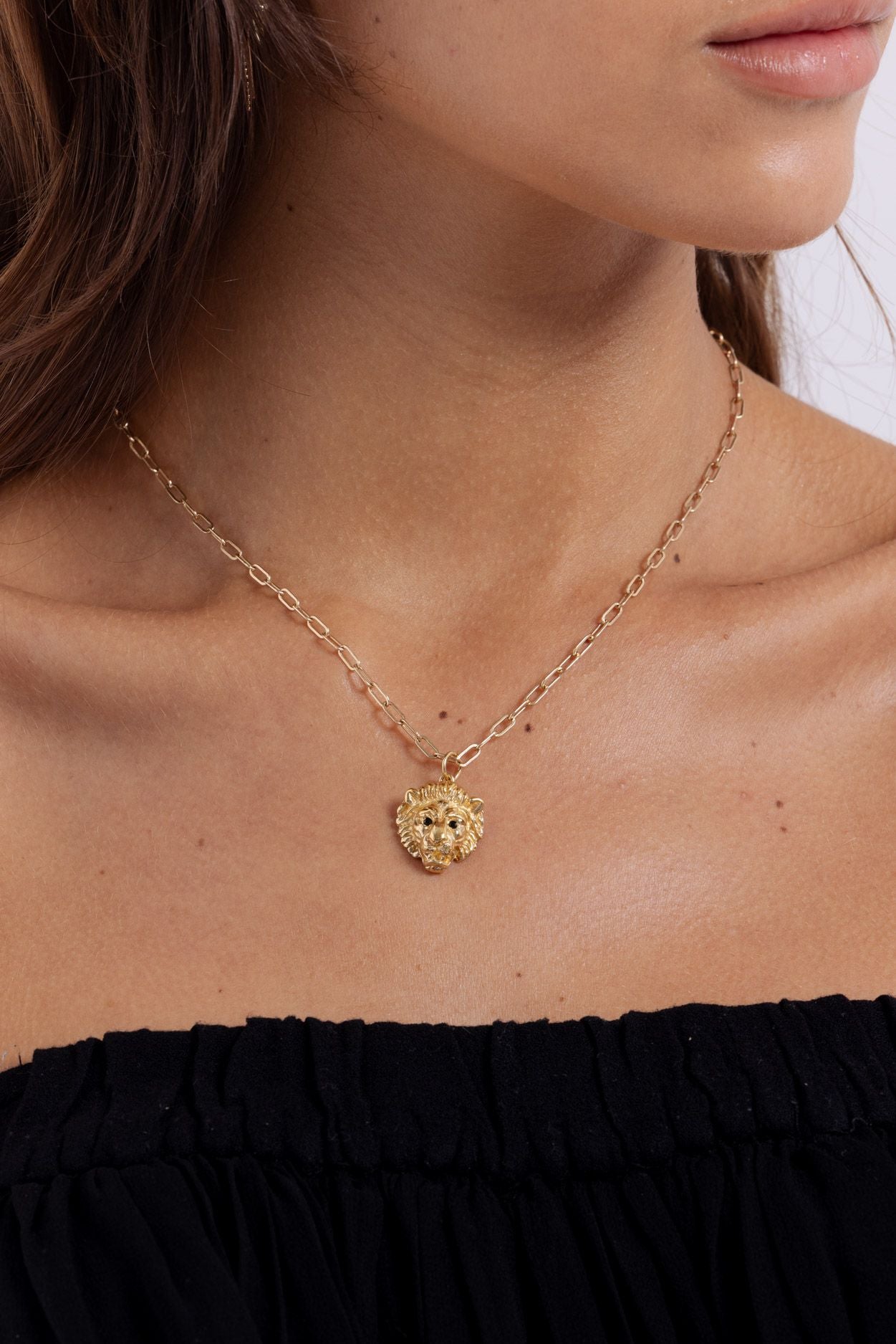 Lion Pendant- Gold