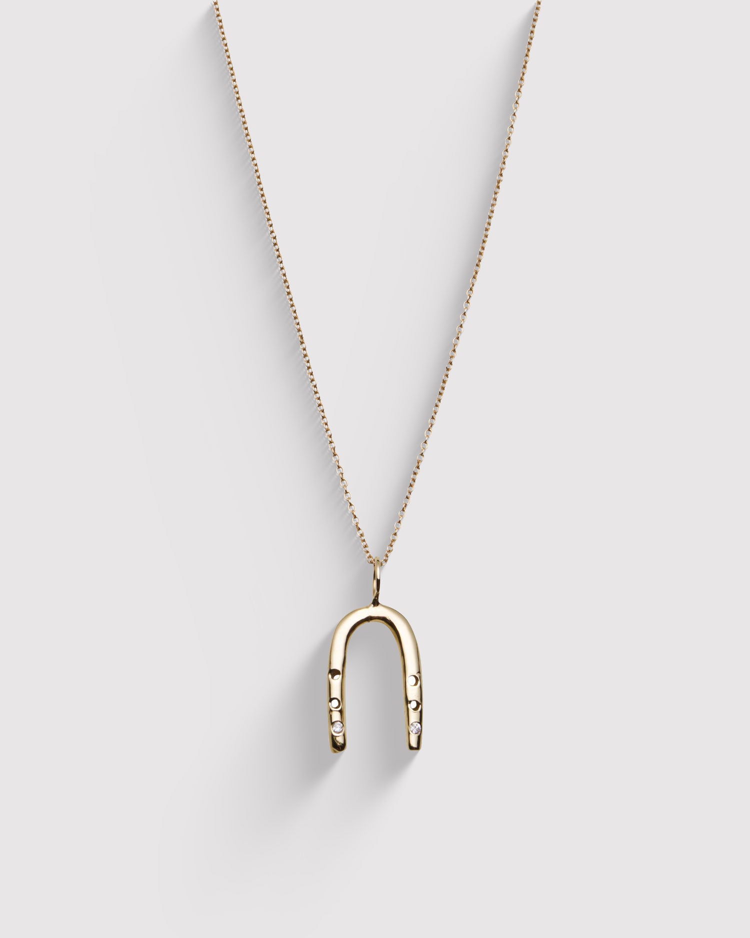 Little Raw Horseshoe Necklace