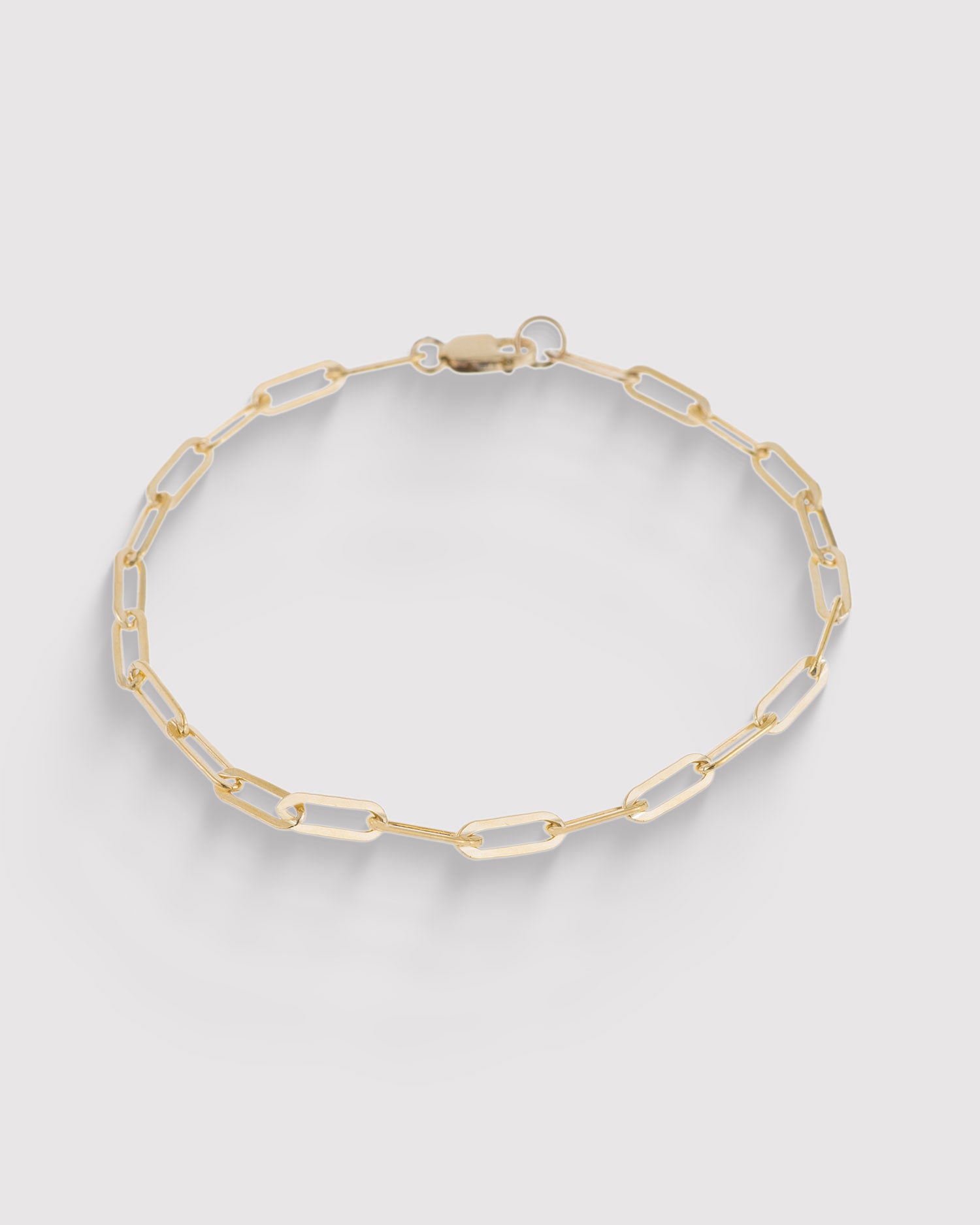 Micro Rectangle Chain Bracelet - 14K Gold Filled