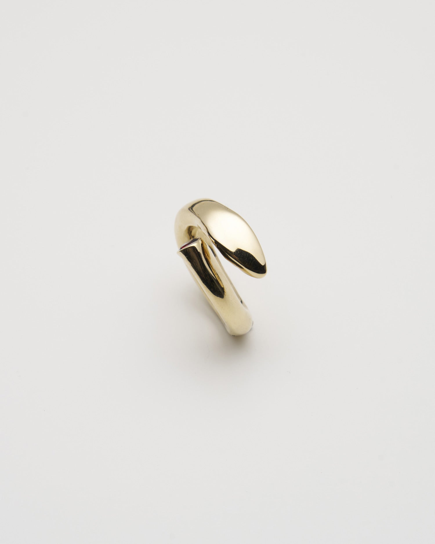 Bold Snake Ring- Black Onyx