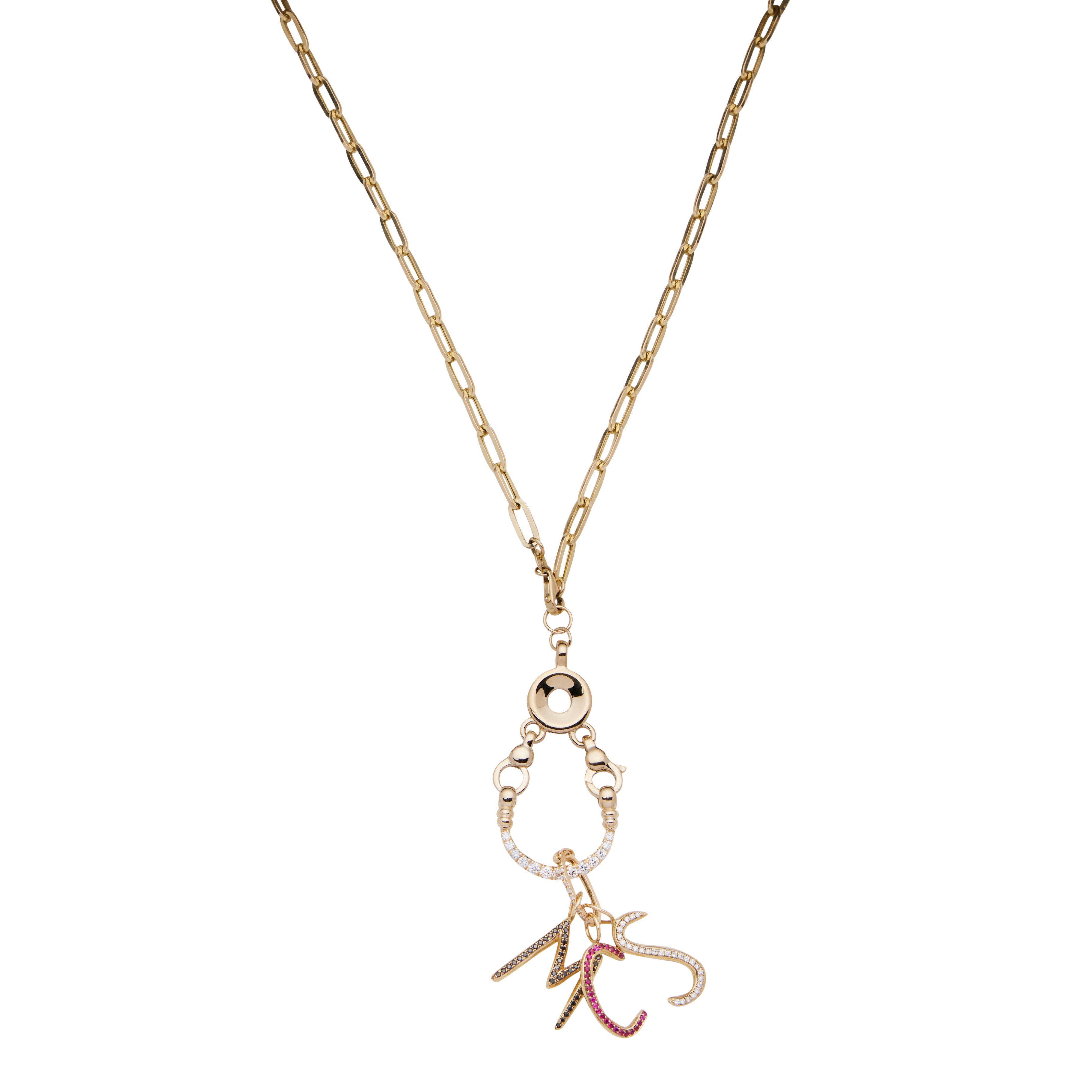 Diamond Horseshoe Locket