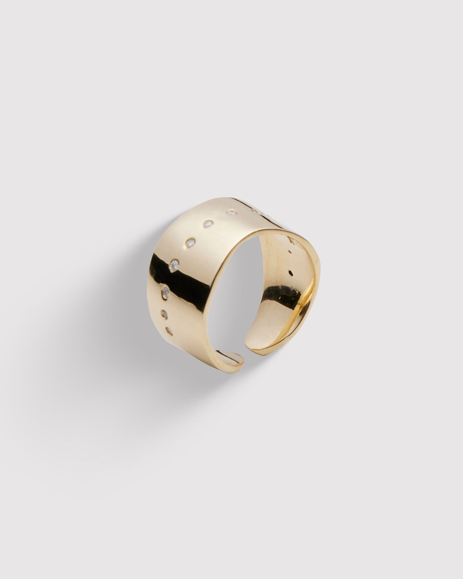 Diamond Mars Ring - Gold