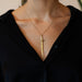 Raw Sword Pendant - Gold