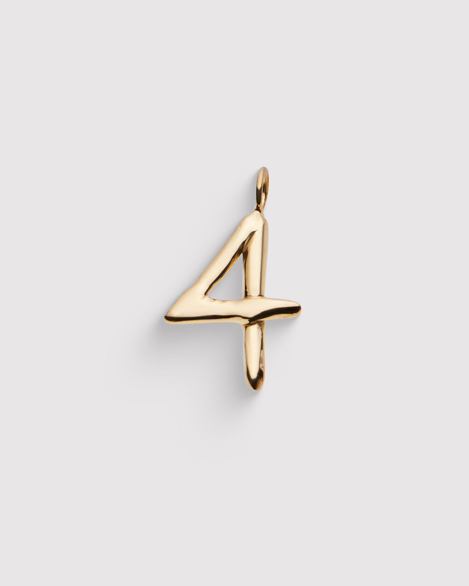 Raw Numeral 4 - Gold