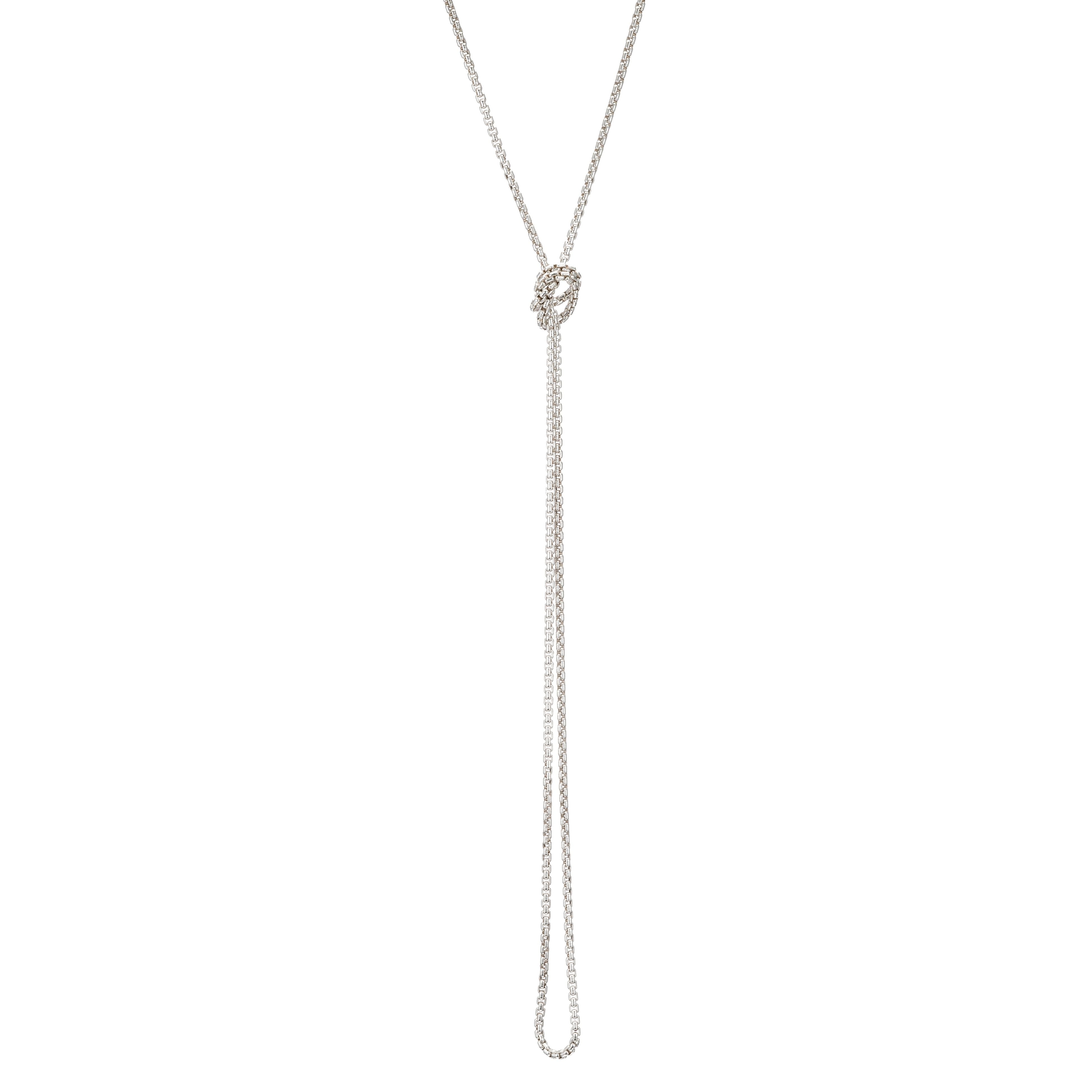 Extra Long Box Chain - Silver