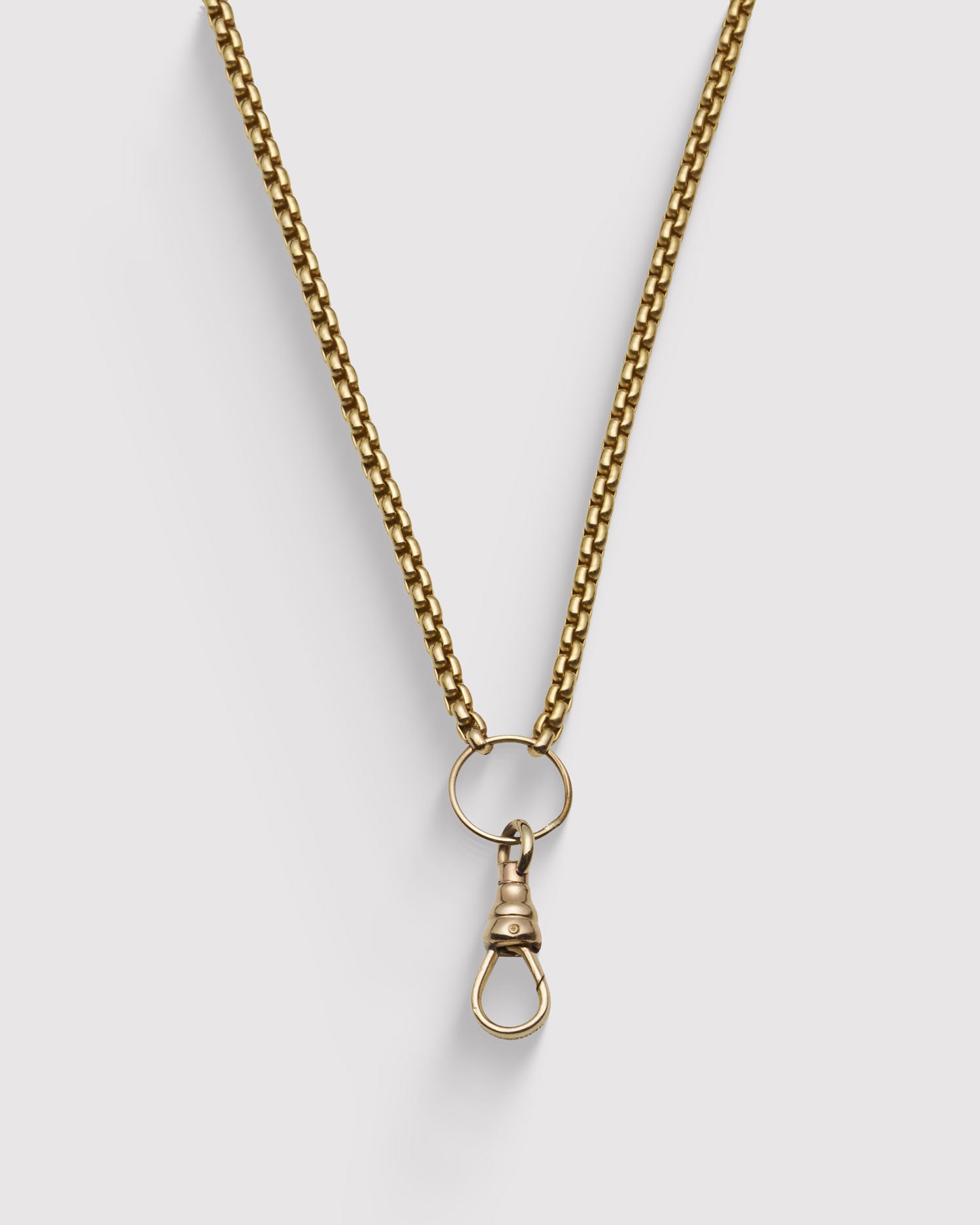 PENDANT HOLDER CHAIN NECKLACE - 14K GOLD FILLED