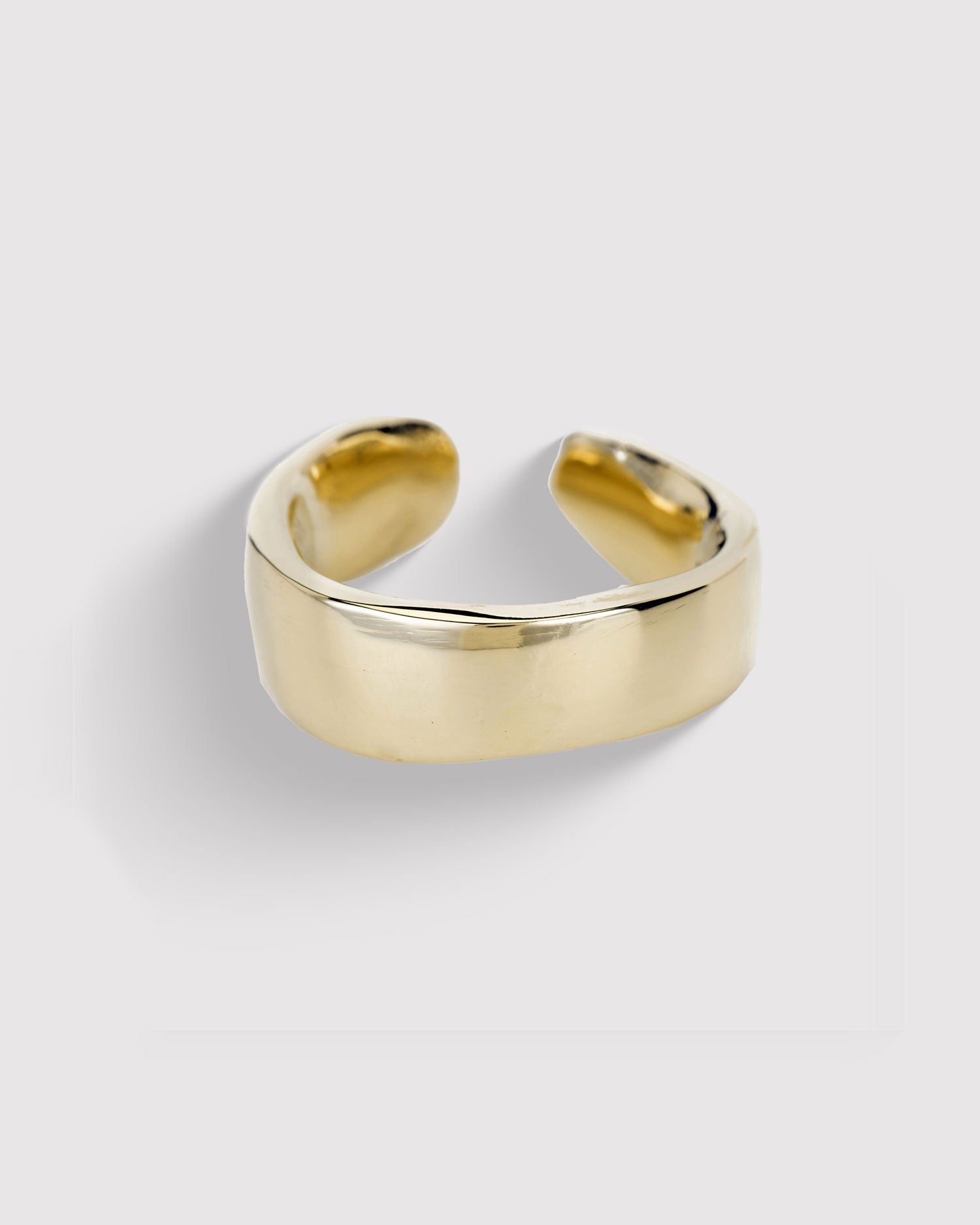 Raw Cuff Ring - Gold