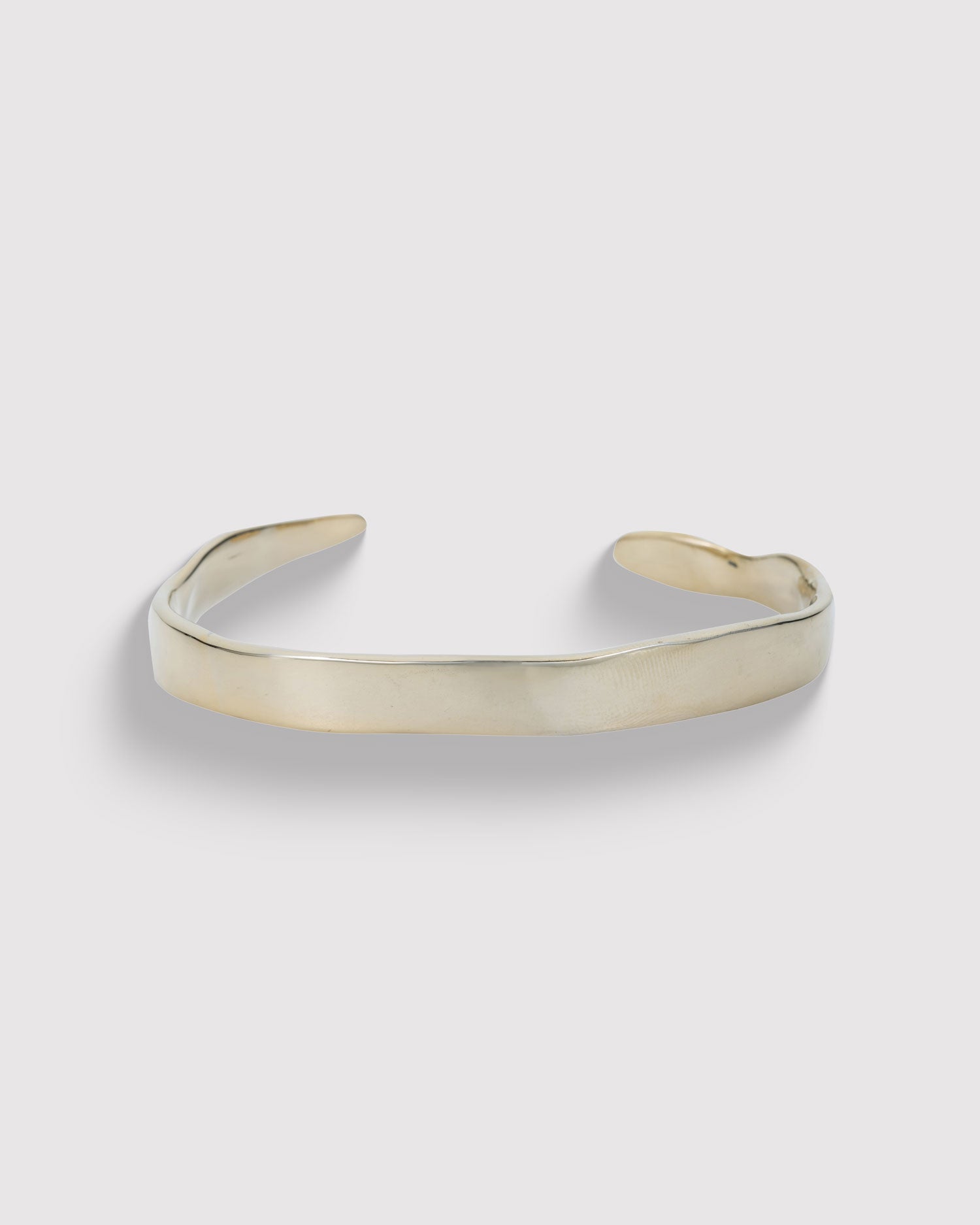 Raw Flat Cuff - 14K Gold Plated