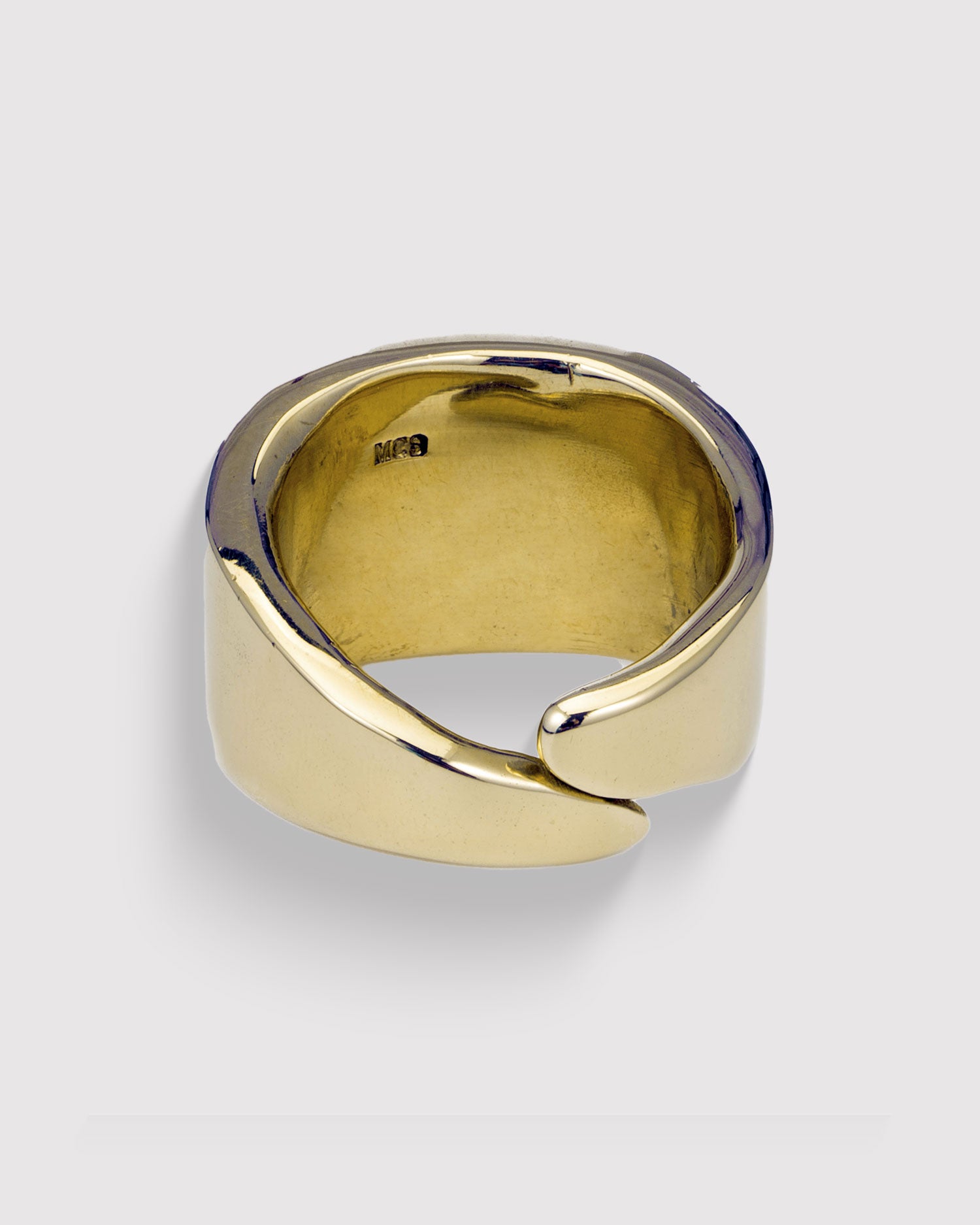 Raw Leaf Ring - 14K Gold Plated