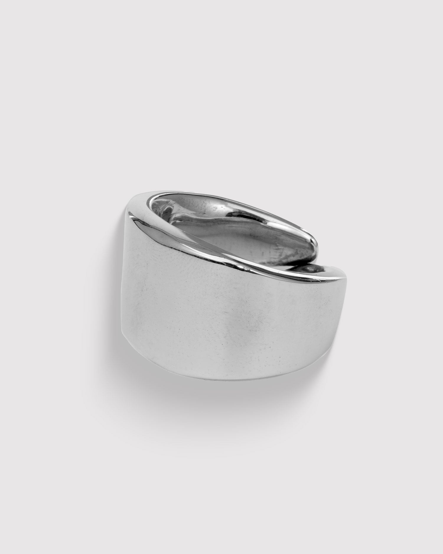 Raw Leaf Ring - Sterling Silver