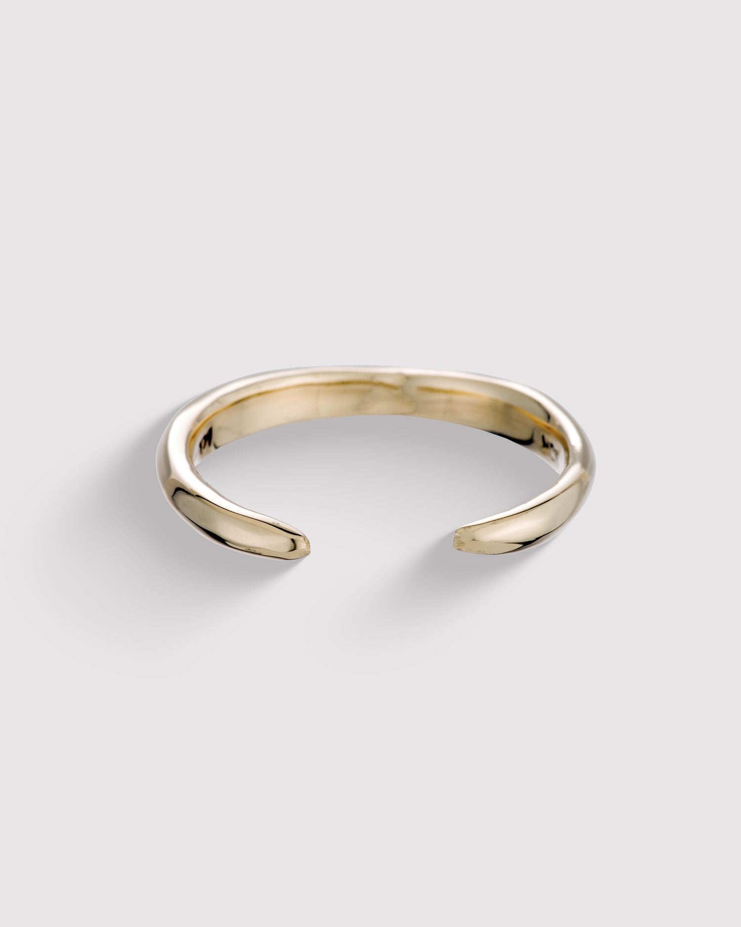 Raw Open Round Ring - Gold