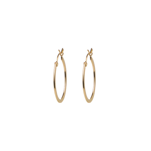 primary image of Round Flat Hoop - 14K Gold Filled