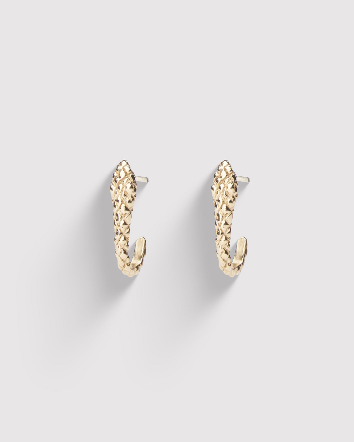 Serpent Earrings - Gold