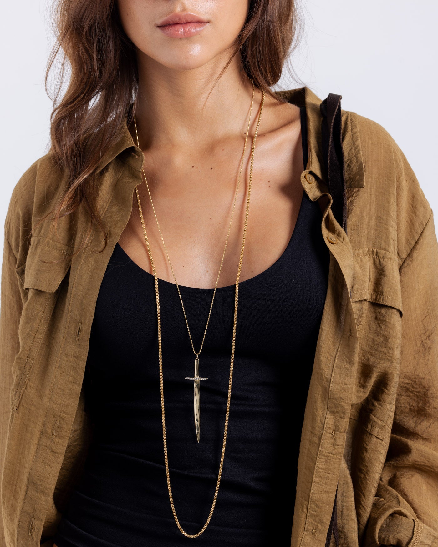 Extra Long Box Chain Necklace