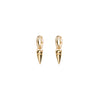 Spike Hoop Earrings - Gold