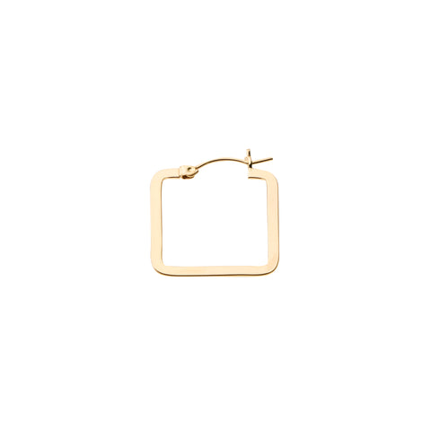 alternate image of Square Flat Hoop - 14K Gold Filled