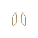 Square Flat Hoop - 14K Gold Filled