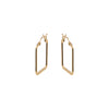 Square Flat Hoop - 14K Gold Filled