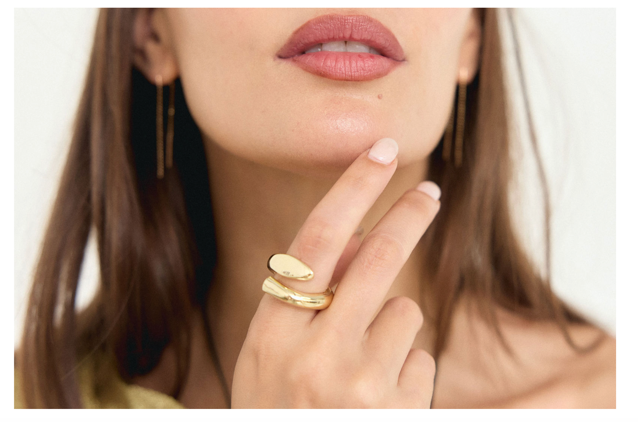Bold Snake Ring- Opal