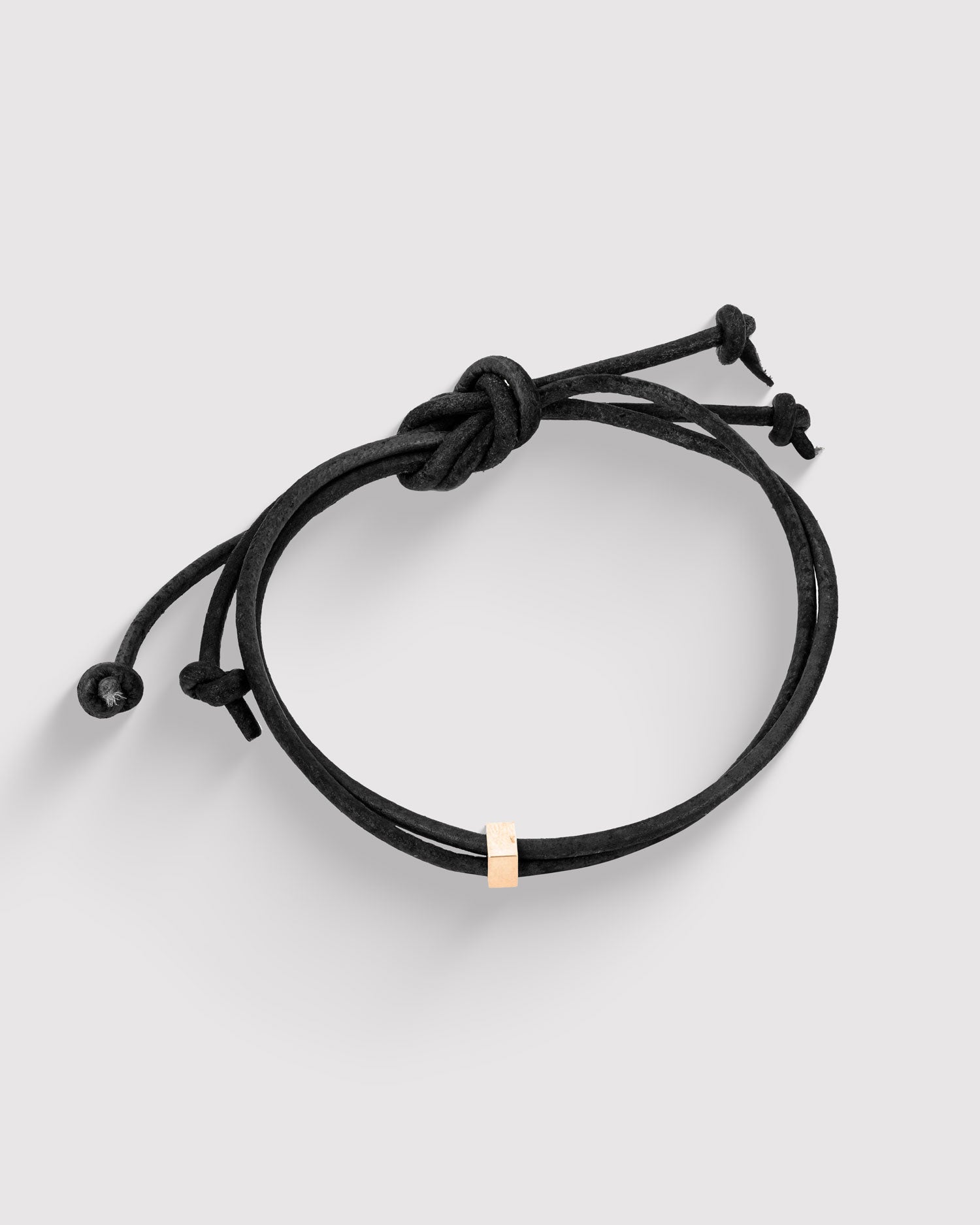 Gold Square Bead Bracelet - Gold