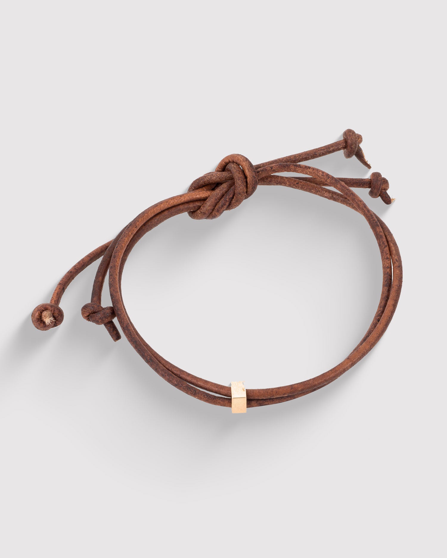 Gold Square Bead Bracelet - Gold