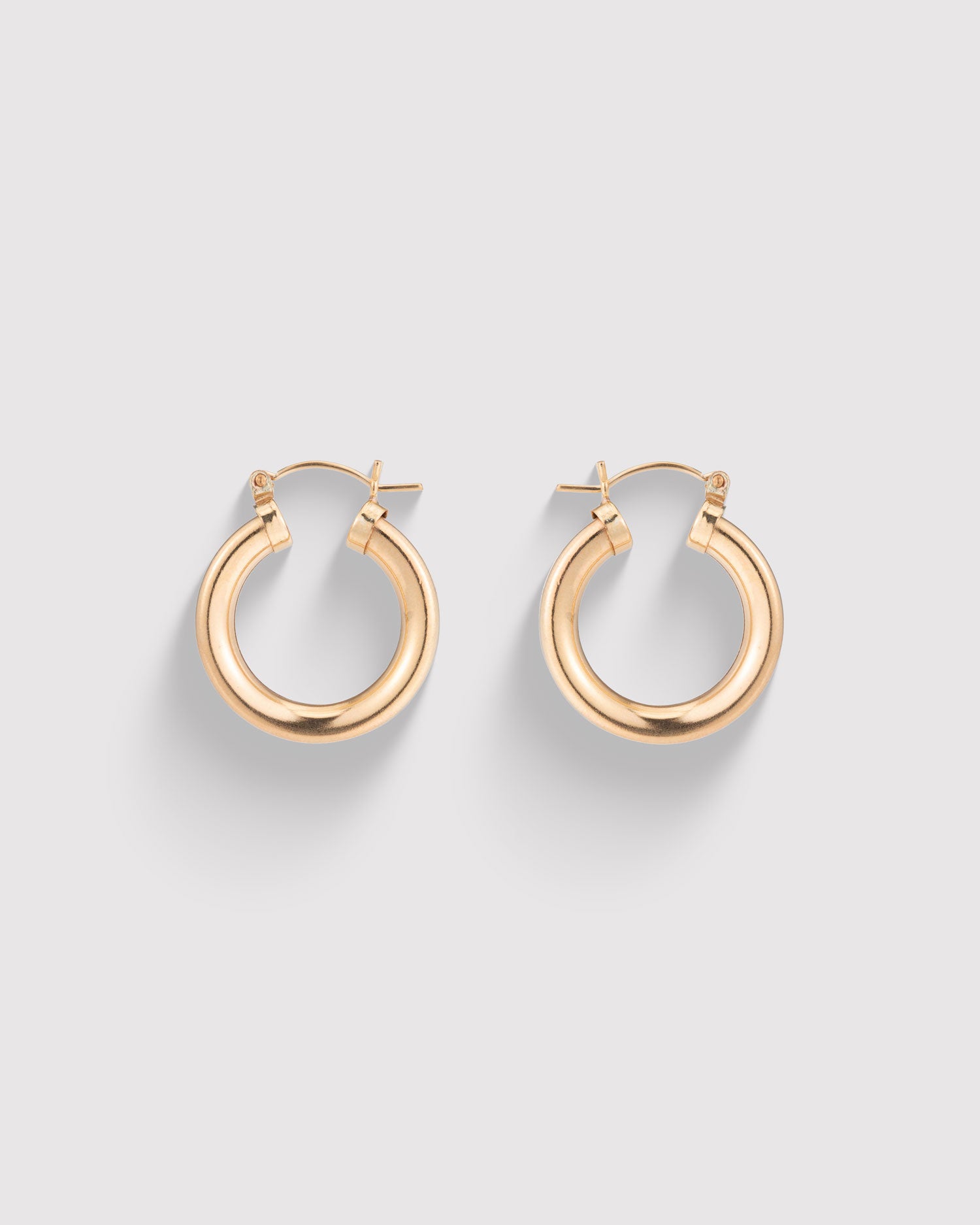 Hollow Thick Hoops - 14K Gold Filled