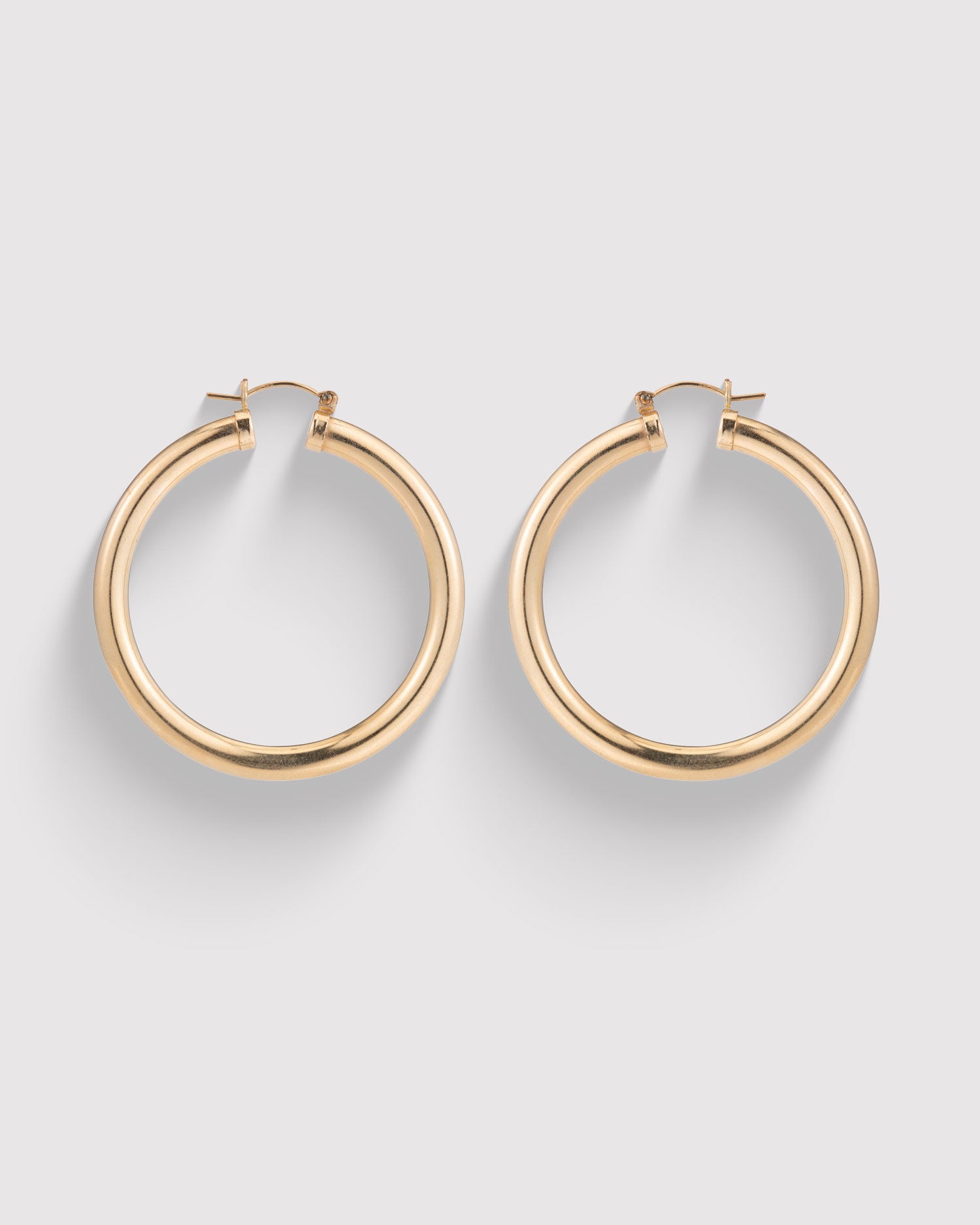 Hollow Thick Hoops - 14K Gold Filled