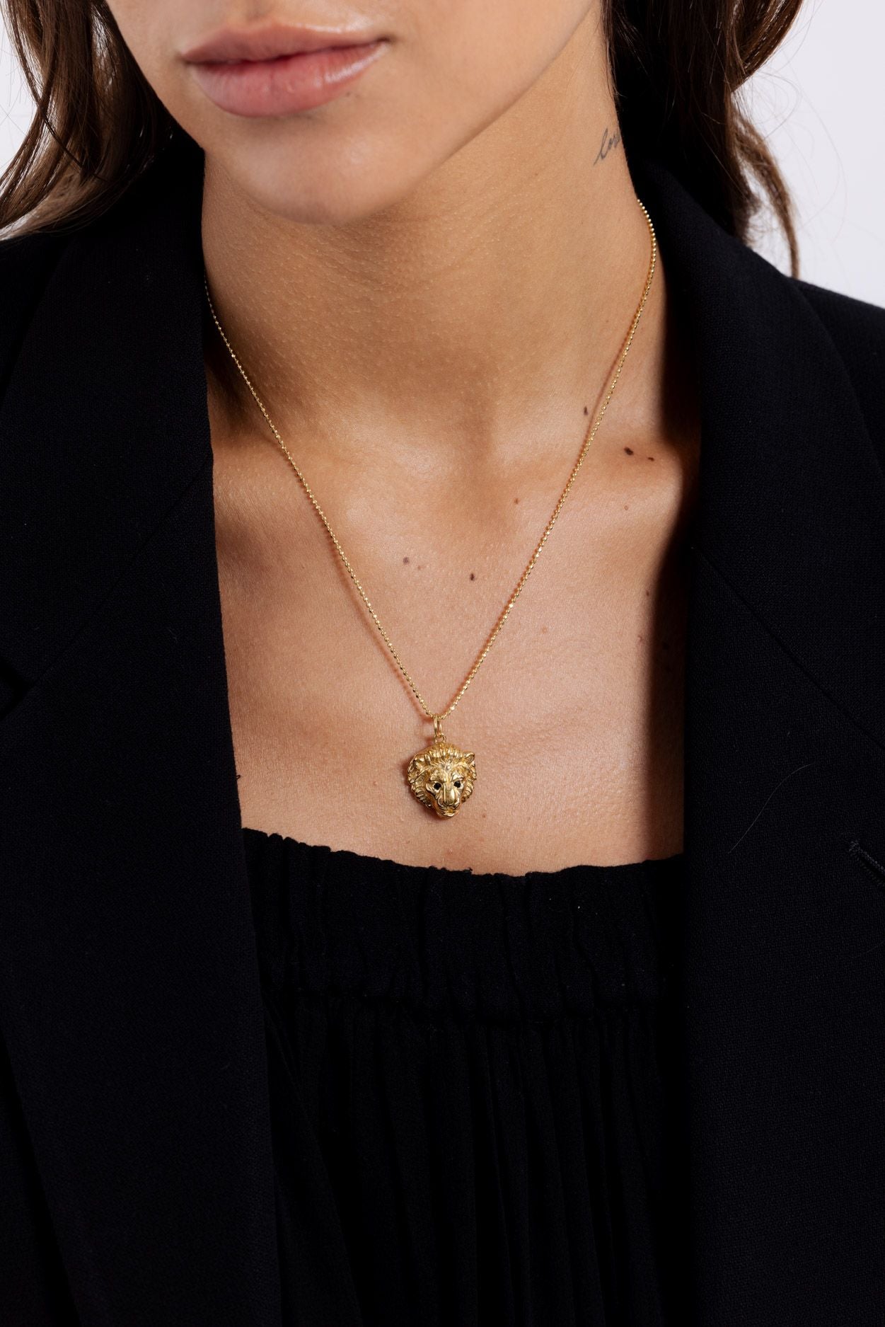 Lion Necklace - Gold