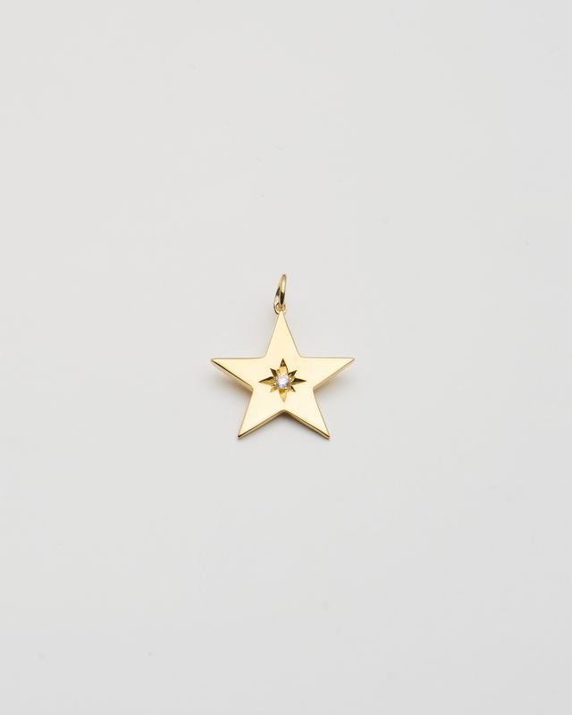 Guiding Star Pendant - White Diamond