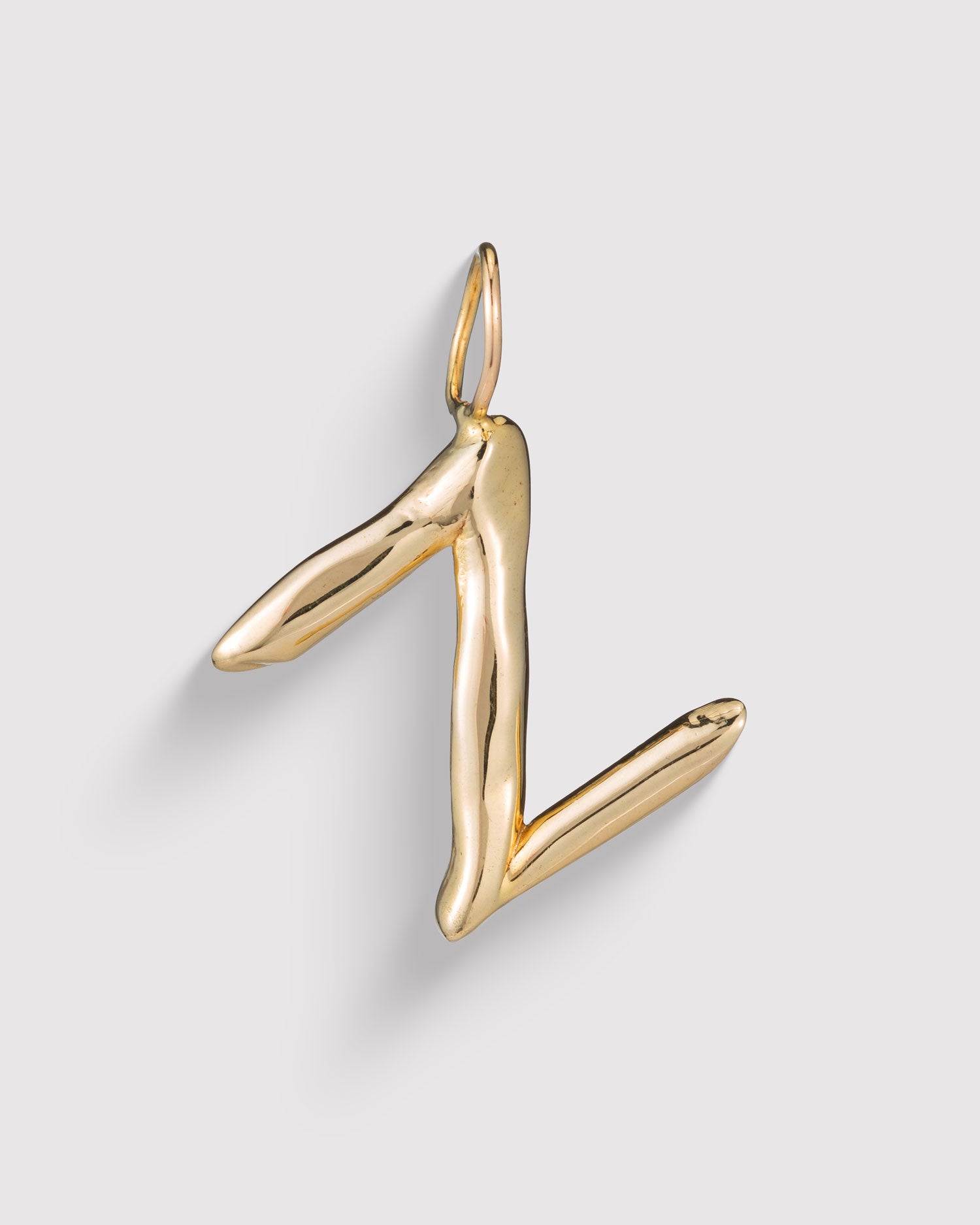 Raw Letter Z - Gold